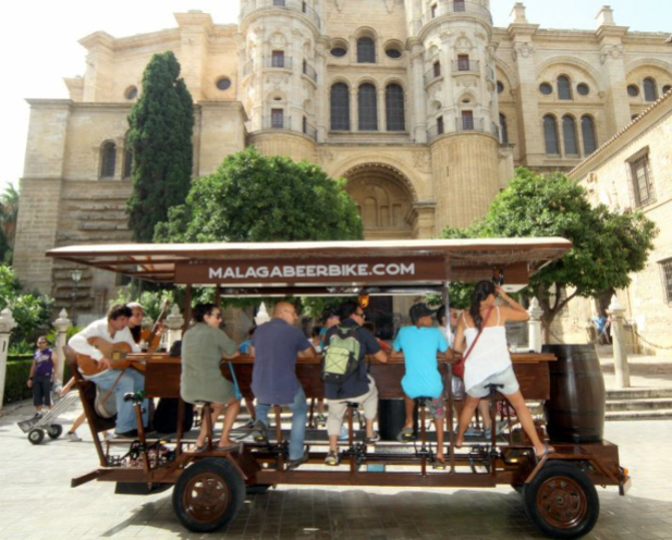 Malaga beer bike